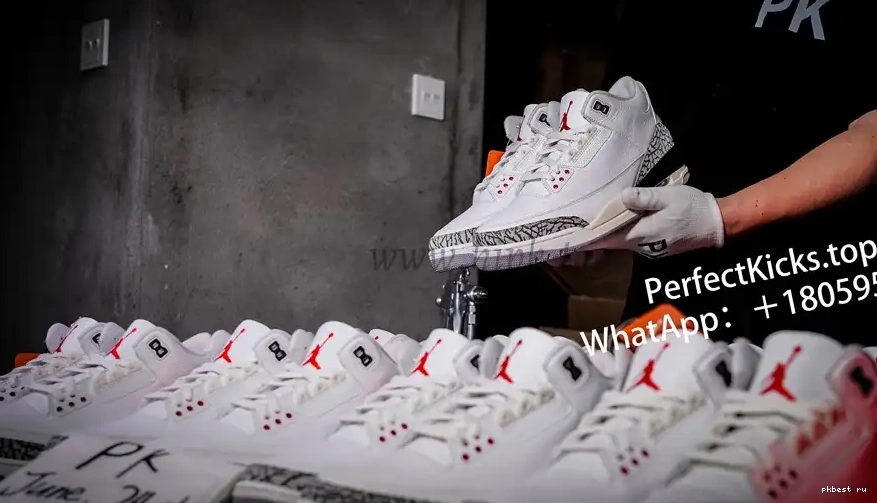 White MATERIALS Reimagined READY Jordan 3 Retro RETAIL Cement SHIP TO 0612